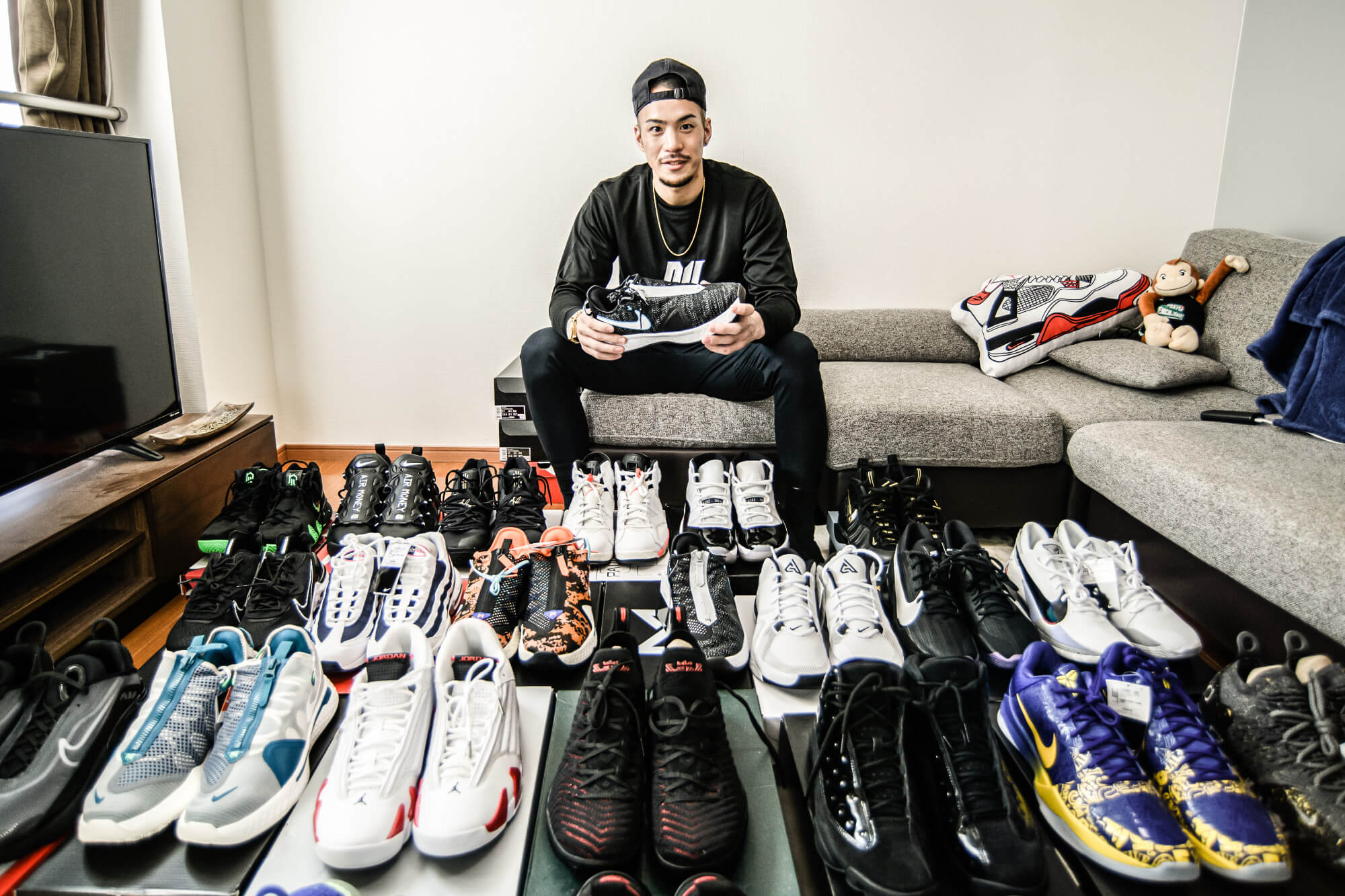 上松大輝 自宅にて